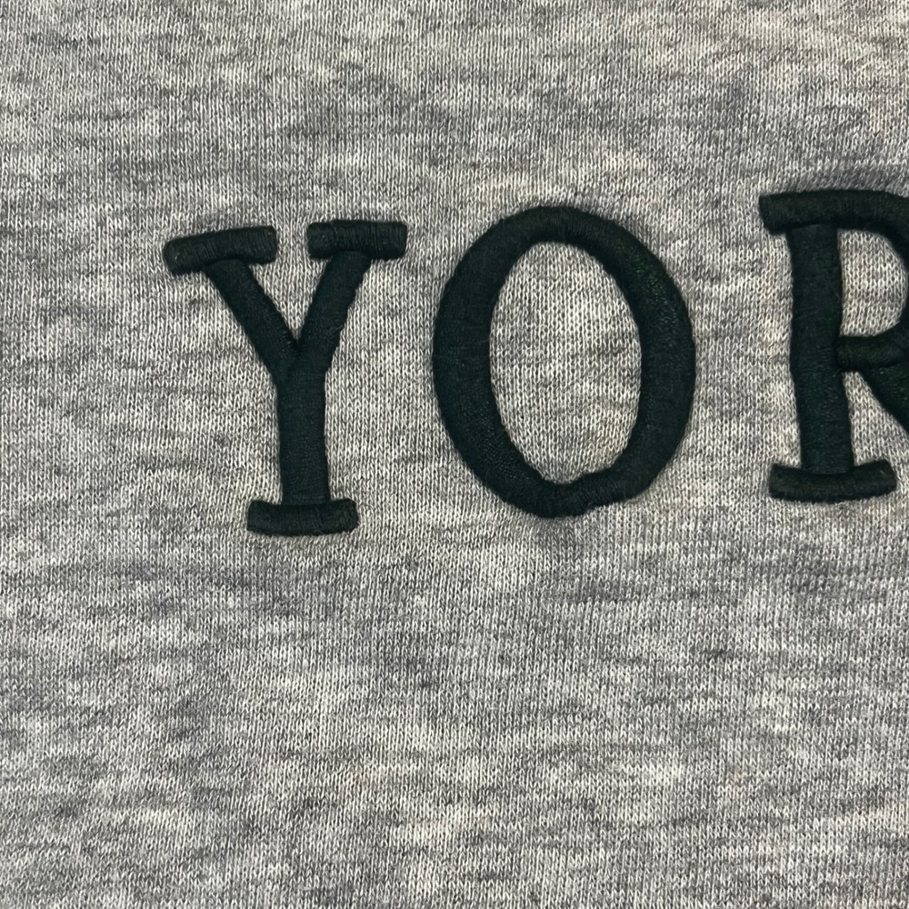 Reflex Womens New York Graphic Sweatshirt Gray Crewneck Oversized Small - Picture 4 of 6